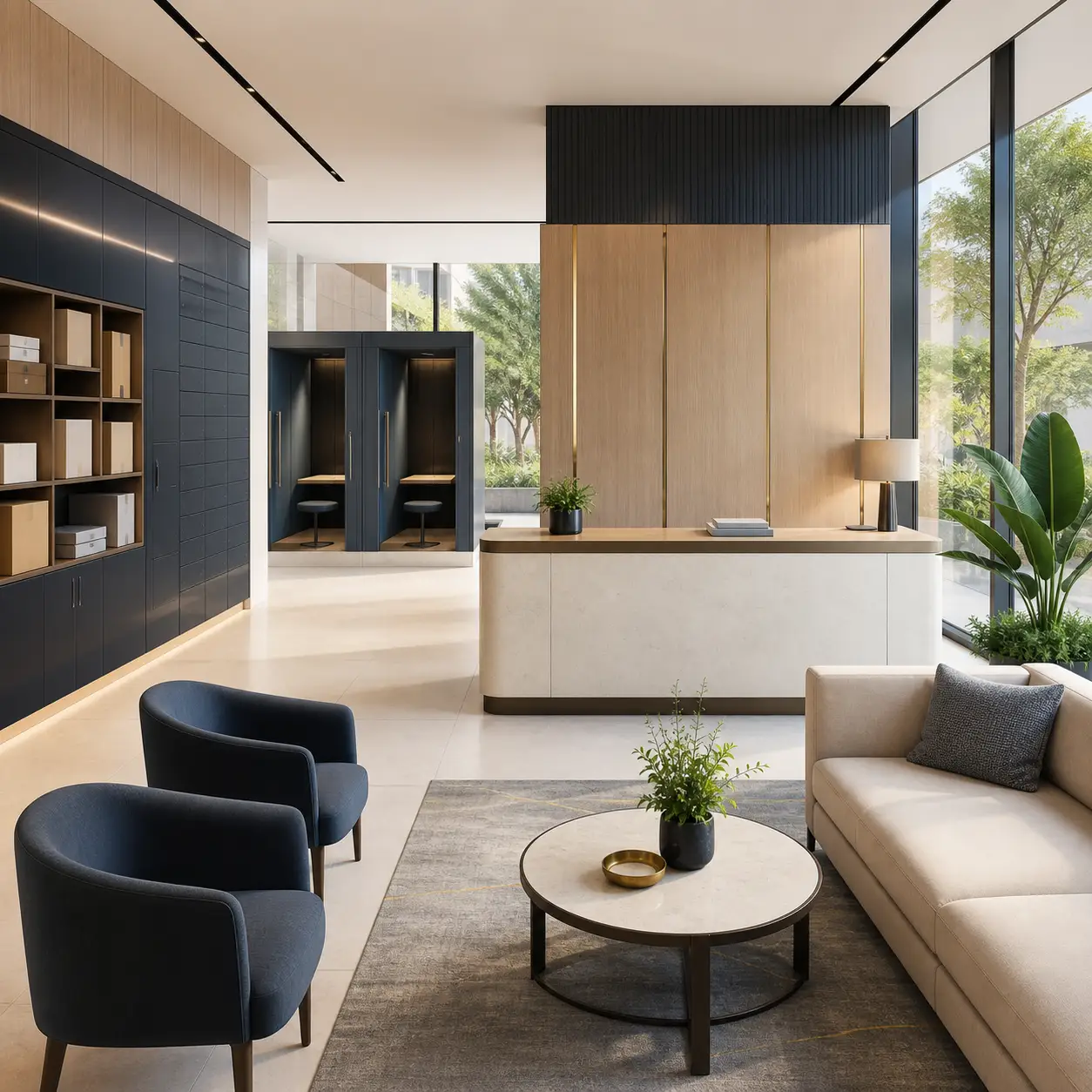 Communication and resident services hub in the Sobha Hennur amenities visual guide