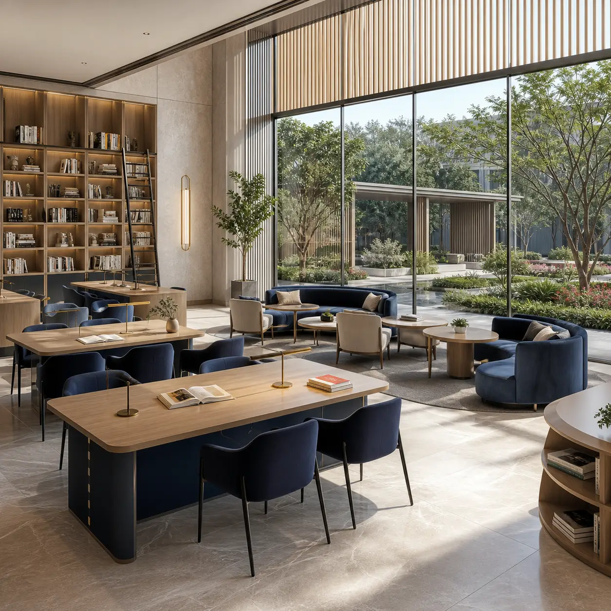 Education and learning space in the Sobha Hennur amenities visual guide